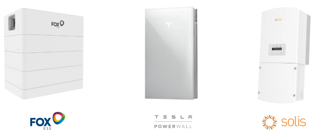 Suppliers of Fox, Tesla Powerwall and solis solar technology